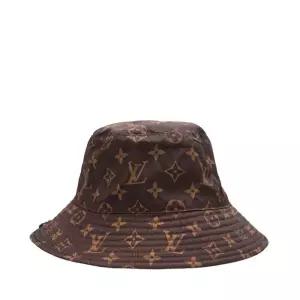 [중고명품] M 브라운 모노그램 리버시블 버킷햇