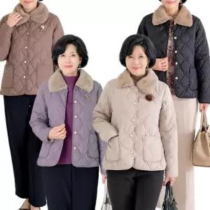 [엄마옷 로즈맘] 동호털안감카라누빔자켓