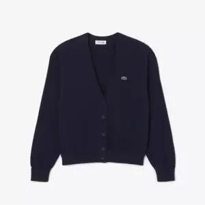 라코스테 여성 25FW 링스링스 브이넥 가디건 AF4143-55N-166 307188