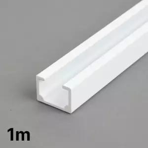 액자 간편레일 1미터 화이트 천장 벽면 겸용설치 액자 걸이 레일