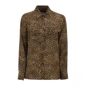 위켄드 체스트 포켓 실크 크레이프 드 신 셔츠 2615111101600 003