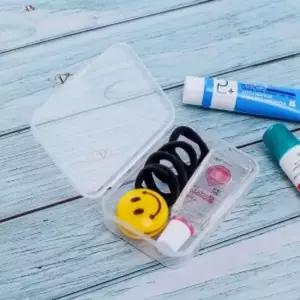 플라스틱 정리 5p 케이스 미니수납 소품 9x6cm 투명 정리케이스 플라스틱상자