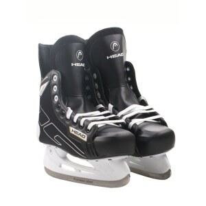 아이스하키 스케이트 장비 인터 흰색끈 기 225 빨간색 검정색 샤프닝 바우어