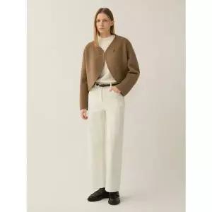 [리스트][겨울]유니크넥 크롭 핸드메이드 재킷[35611512]