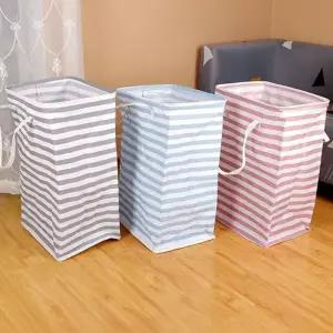 접이식 빨래 바구니 휴대용 이동식 빨래통 대용량 빨래 바구니 수거 분리수거함 장난감 침구