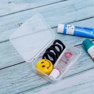 투명 플라스틱 미니수납 케이스 5p9x6cm 소품 정리 정리케이스 플라스틱상자