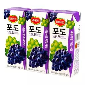 델몬트 드링크 포도 190ml x24팩