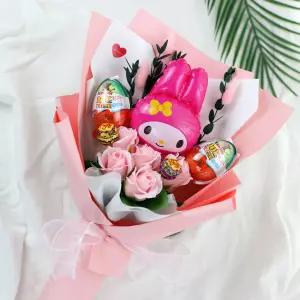 산리오 킨더조이 꽃다발 사탕 졸업식 학예회 재롱잔치 발표회 마이멜로디 포차코 쿠로미 잔망루피