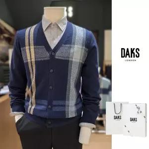 갤러리아 닥스셔츠 25FW 닥스 울 빅체크 가디건 DLW1CD101NO