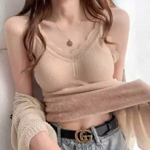 레이나 도톰 캡내장 겨울 기모 나시