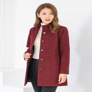 [모슬린]엄마옷 2온스 누비 하프 반코트 512FGH023 마담중년여성빅사이즈50대60대