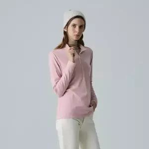 [머렐] 여성 반집업 기모 긴팔 티셔츠 (D4LS302WPNK-K)