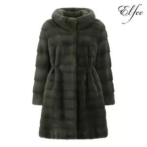 [진도모피][최초가:3,690,000원]진도 Elfee 휘메일 밍크 G TO B 후드 코트(EFH10P)