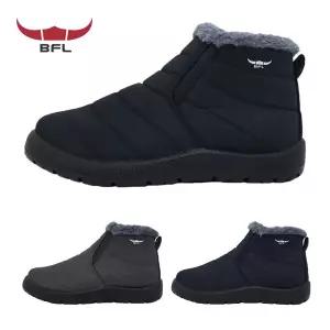 BFL 발편한 남성 털 운동화 방한화 겨울 패딩 신발 짧은 발목 숏 부츠 2801