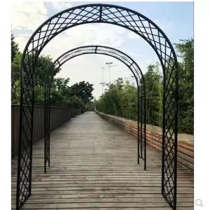 대형 아이비 장미 야외 블랙 철제 지지대 덩굴 아치