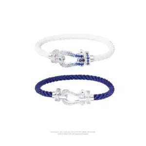 스타일리시 힙합 실버 말굽 팔찌 써지컬 남성 여성 공용 하프 16cm