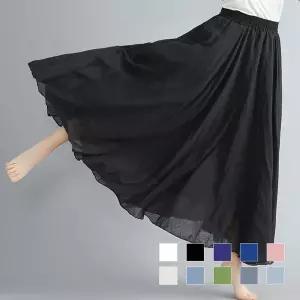 [하프클럽/]연비 아사면 롱치마 SD-230325