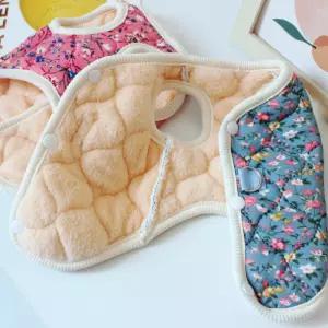 강아지 기모 누빔 패딩 조끼 김장 할머니조끼 산책 방한 외투 올인원 겨울옷