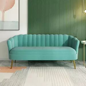 소파 골드 쉘 패브릭 디자인 조개 벨벳 유럽풍 쇼파