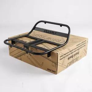 자전거 짐받이 프론트 랙 블랙 러기지 접이식 선반 캐리어