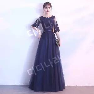 중창단드레스 합창 성가대 들러리 연주회 블루 단복 공연복