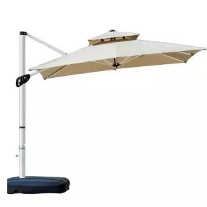 야외용 캔틸 걸이식 파라솔 야외 그늘막 폴대 비치 차양