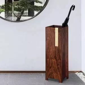 원목 우산꽂이 카페 보관함 홀더 우산 현관 사각 꽂이