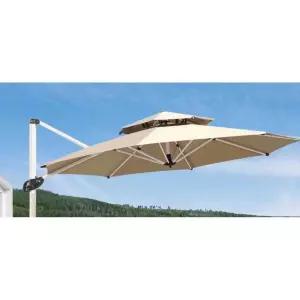 단단한파라솔 알루미늄 폴대 파라솔 고하중 야외용 사각