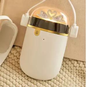 목걸이형 휴대용 무선 충전식 러블리 손난로 야외공연장 목난로 여행용 목워머 산책용