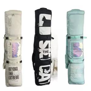 스키 휠백 가방 스노우보드 블랙 항공 오렌지 방수