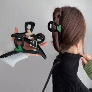 [하프클럽/셀러허브_여성트랜드패션]헤어 빅리본핀 삔 장식 머리핀 집게핀