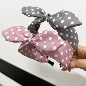 [하프클럽/셀러허브_여성트랜드패션]와이드헤어밴드 캐주얼 헤어티번 도트