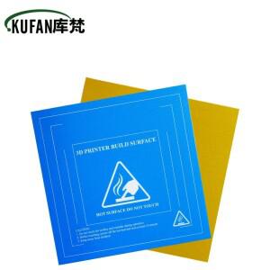 3D 프린터 표면 HeatBed 프린팅 플랫폼 스티커 열 종이 용 업그레이드 된 거친 모래 파란색 히트 베드