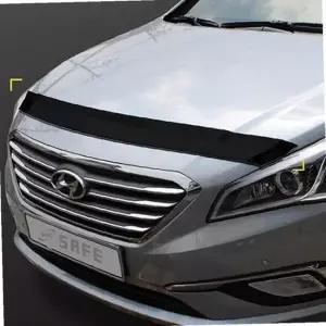 소나타 후드 버그 가드 본넷 보호 크롬 몰딩