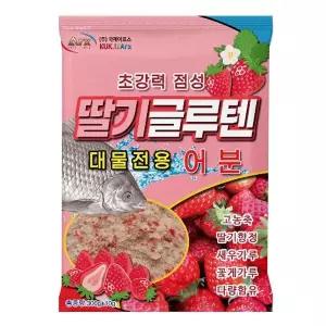 [하프클럽/]국제아르스 딸기 글루텐 초강력 점성 대물 전용 어분 딸기향 민