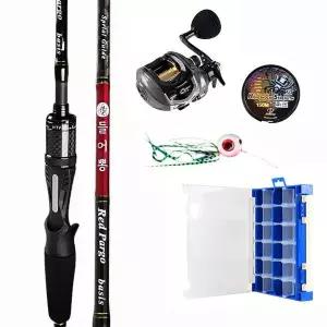 [하프클럽/]MTF 참돔 타이라바 스타트 가성비 들어뽕 5종 낚시대 세트 선상