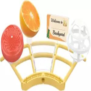 버드피 프로 퍼치의 NETVUE - 스위트 볼 미니 벌새 모이통 과일 홀더 젤리 피더 및 웰컴 카드를 포함한 DIY