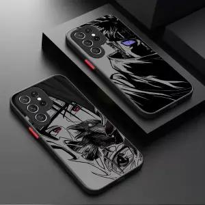 멋진 애니메이션 나루토 케이스 삼성 호환 갤럭시 S25 S24 S23 울트라 S22 S21 플러스 FE A56 A36 A26 A16