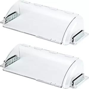 공기 통풍구 디플렉터 조절 가능한 자기 열 및 커버 9인치에서 15인치 두께의 깨지지 않는 플라스틱 가정용