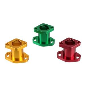 미쿠니 VM22 PZ19 PZ26 카뷰레터용 바이크 오토바이 흡기 매니폴드 어댑터 CNC 파이프