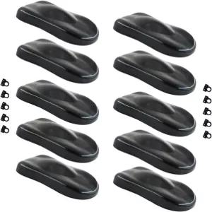 10팩 스피드 모양 디스플레이 쇼 ABS 플라스틱 자동차 모델 페인팅 랩핑 비닐 필름 전시회 블랙