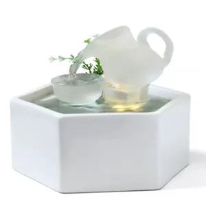 실내 분수대 인테리어 폭포 가정용 물소리 전기 장식품