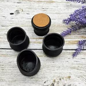 의자발 소음방지 실리콘 의자발캡 원형 대형 블랙 4p (WFJPVAM)