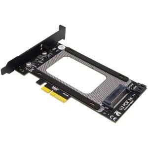 PCI 익스프레스 E 어댑터 카드 라이저 Express 3.0 4X U.2 SFF-8639 SSD-PCI-E 지원 인텔 호환 2.5 NVME SS
