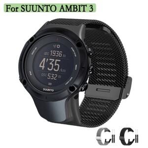 순토 호환 AMBIT 3 용 밀라노 시계 밴드 스마트 호환 워치 스트랩 교체 스포츠 팔찌 도구 포함