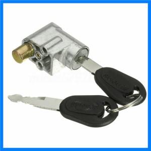 오토바이 배터리 안전 팩 박스 잠금 장치 2 키 포함 오토바이 전기 자전거 스쿠터 범용 자동차 액세서리 1