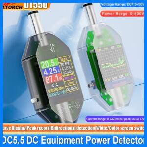 600W DC4.5-50V 최대 12A 고정밀 디지털 전압 전류 테스터 DC5.5x2.5 기기 전력 용량 측정기 DT550
