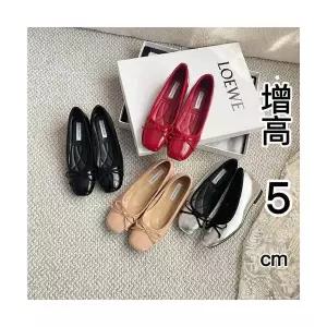 스파이더맨 여성 양가죽 슈즈 속굽 슬림핏 펌프스 레드 리얼 가죽 메리제인 OPH5