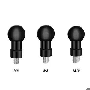 고프로 인스타 360 카메라 액세서리용 볼 헤드 마운트 베이스 오토바이 백미러 어댑터 M6 M8 M10 스레드 마