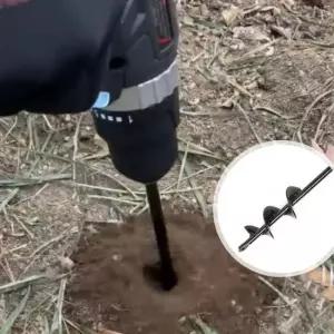 드릴링 탄소강나선형 땅파기 25x8cm 어거 드릴비트 1P 전동공구 절삭 다용도 다목적공구 가정용공구